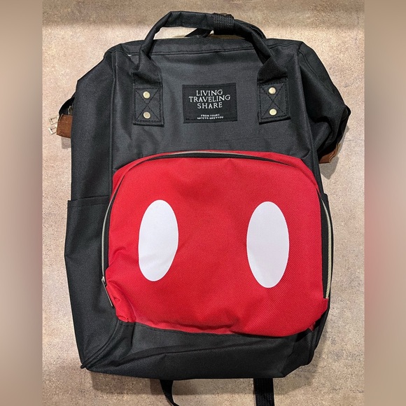 Living Traveling Share Baby Diaper Bag Multi-Function Travel Mickey Backpack - Picture 1 of 9